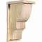 Ekena Millwork Ridgewood Rough Sawn Corbel w/Backplate, Douglas Fir, 8"W x 10"D x 18"H COR08X10X18RID01RDF - alternate 1